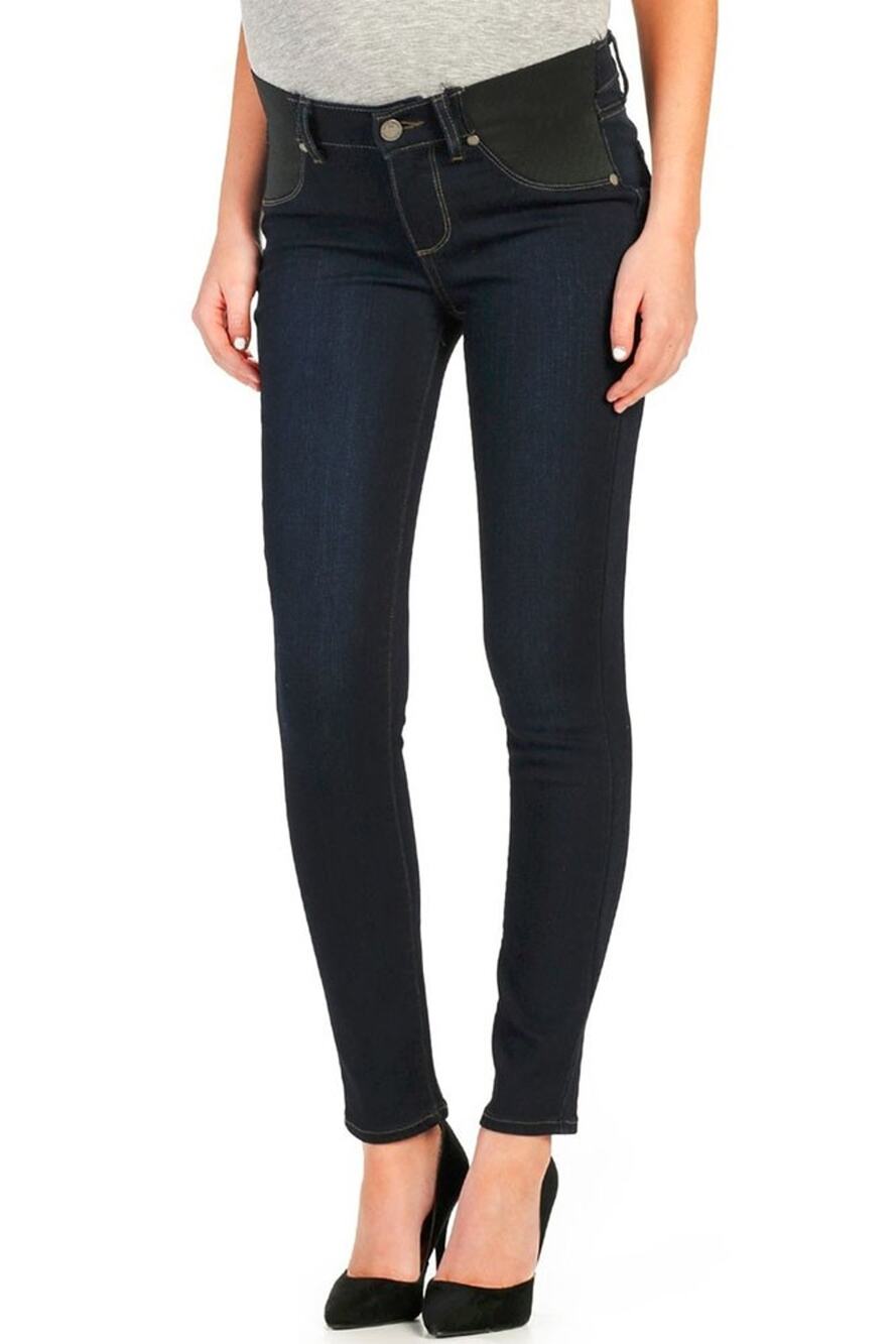 Paige Maternity Verdugo Ankle in Mona Wash Elastic Side Panels